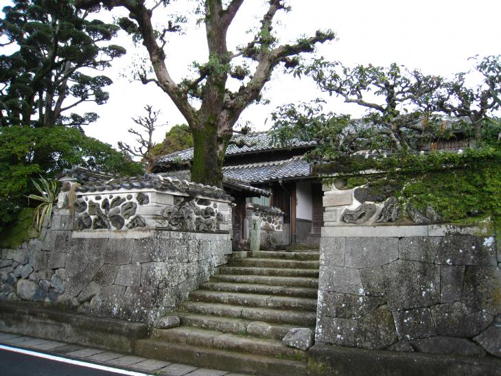 中尾元締役旧宅の門の写真