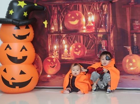 ハロウィンの様子