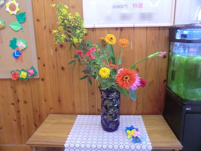 玄関の生け花