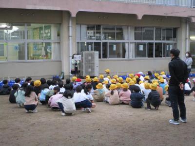 1月12日1年生学年朝会