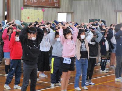 3月6日お別れ集会3年生