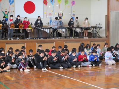 3月6日お別れ集会6年生