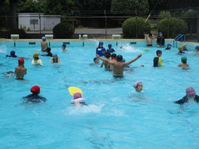 7月8日5年生プール