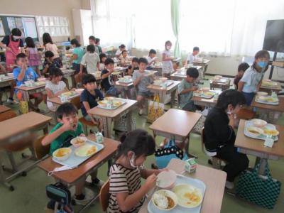 8月29日給食2年生