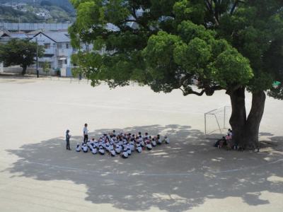 8月31日5年生体育