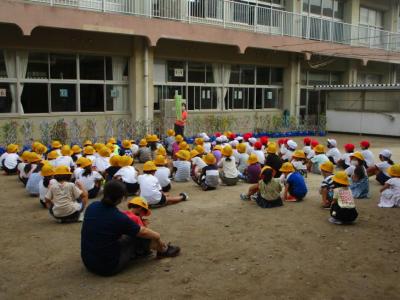 9月1日学年朝会1年生