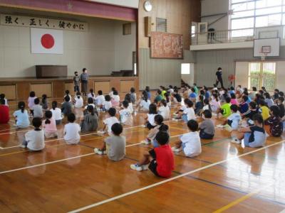 9月1日学年朝会2年生