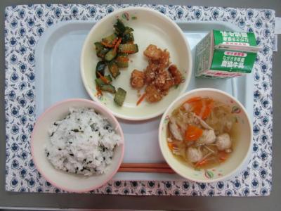 10月7日の給食