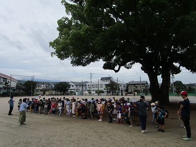 6月1日集団下校1