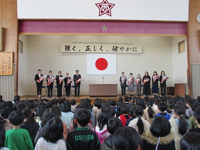 3月22日修了式離任式4