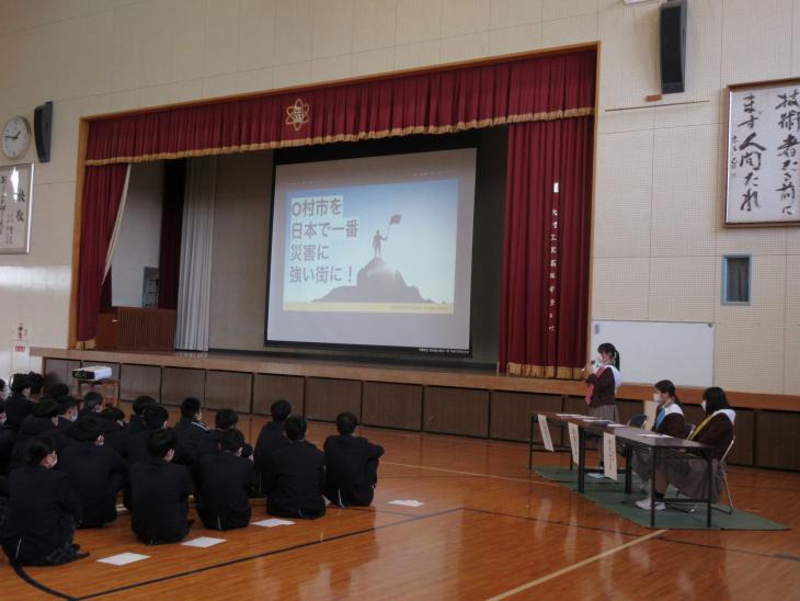 票育授業の様子1（大村工業高校）