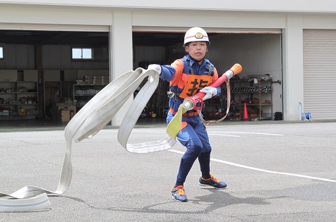 消防ポンプ操法大会の様子6