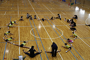 新体操体験会の様子1