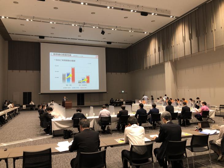 長崎県新幹線開業効果拡大推進本部第3回会議の様子