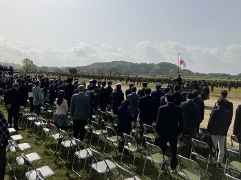 水陸機動団創隊5周年相浦駐屯地創立68周年記念式典の様子その2