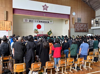 西大村小学校創立150周年記念式典の様子2