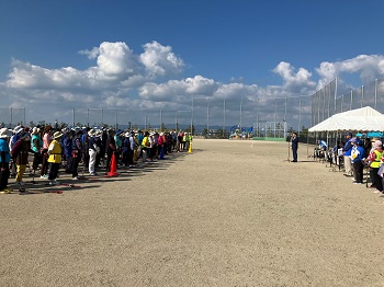 第11回長崎県グラウンド・ゴルフレディス交歓大村大会開会式