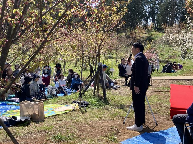 さくら日本一まちづくりの会「第3回市民大花見会」の様子