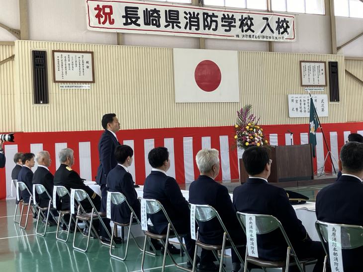 消防職員第83期初任科入校式の様子2