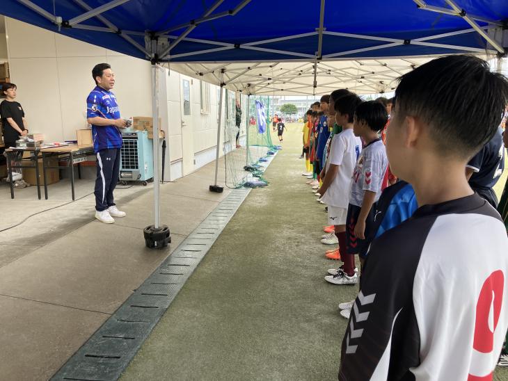 西大村サッカーフェスティバル2025 第13回絆カップの様子