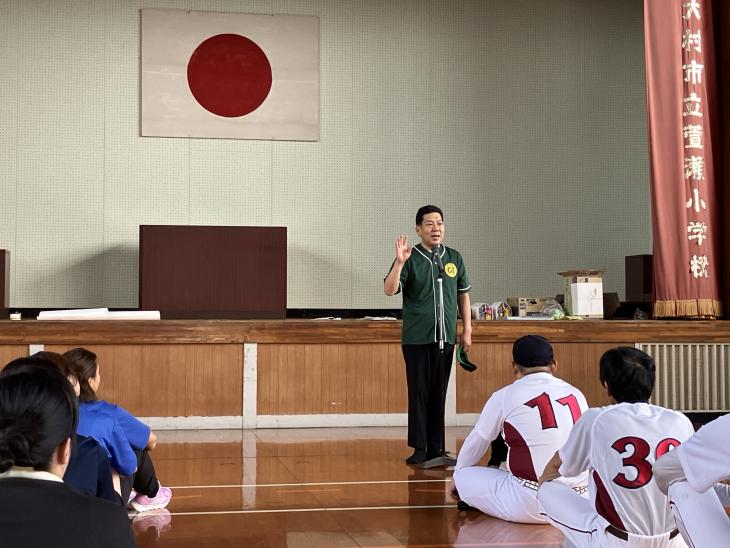 【萱瀬地区】市民スポーツ大会開会の様子1