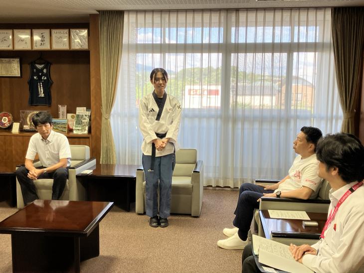 第19回全日本学生テコンドー選手権大会出場報告の様子2