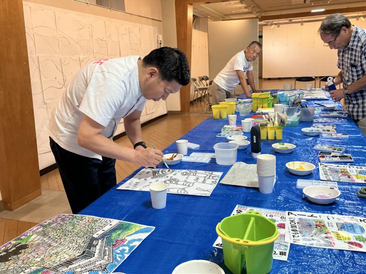「アートでつながる2025in大村市」訪問の様子1