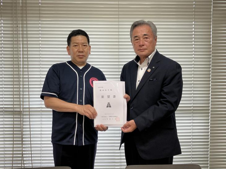 要望の様子((一社)長崎県ほ装協会)1