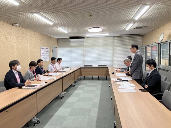 要望の様子((一社)長崎県ほ装協会)2