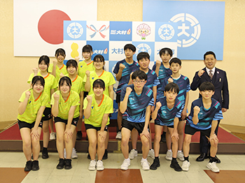 第10回九州中学選抜卓球大会出場報告の様子1
