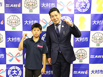 第47回全国JOCジュニアオリンピックカップ春季水泳競技大会出場報告の様子1