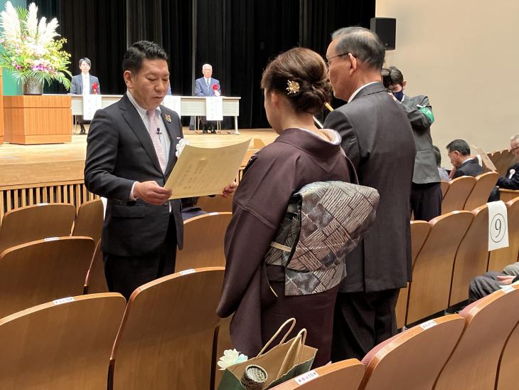 大村市金婚記念祝賀式の様子3