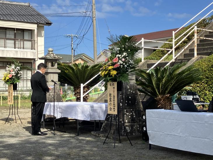 令和7年度第21海軍航空廠殉職者慰霊祭の様子1