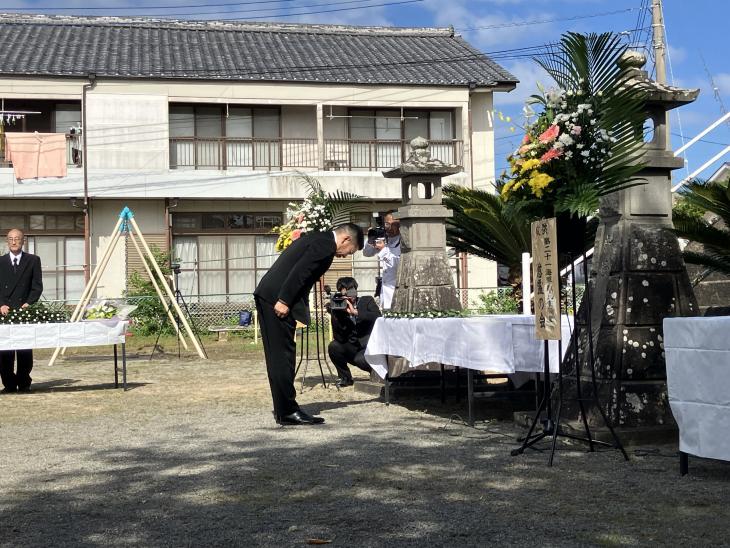 令和7年度第21海軍航空廠殉職者慰霊祭の様子2