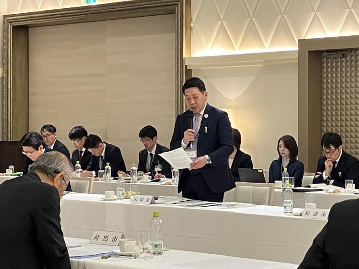第136回長崎県市長会議の様子1
