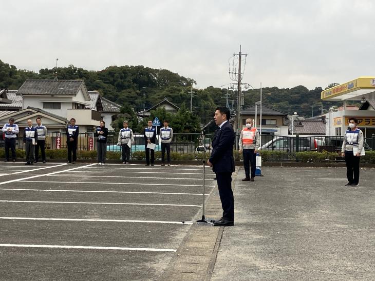 令和7年度本庁消防訓練の様子1