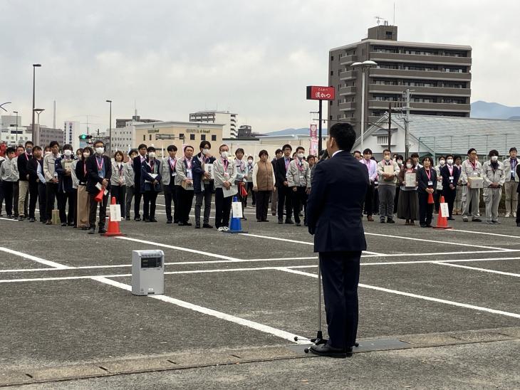 令和7年度本庁消防訓練の様子2