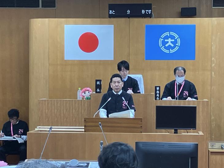 12月定例会本会議の様子