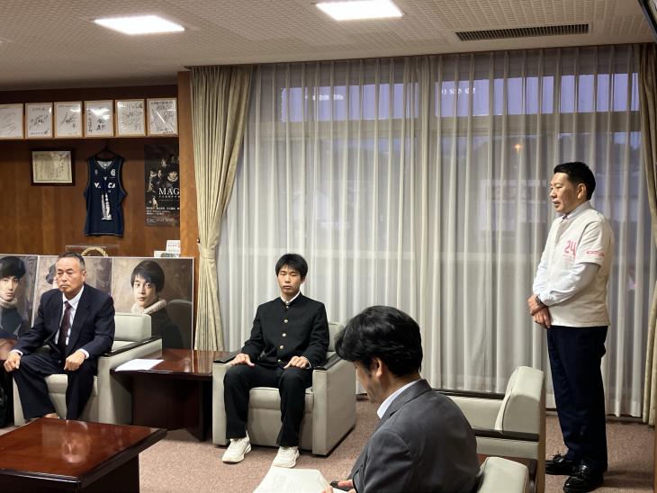 第31回全国ジュニア・ラグビーフットボール大会出場報告の様子2