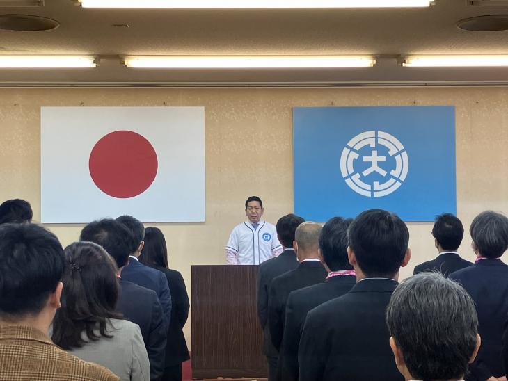 仕事納め式の様子