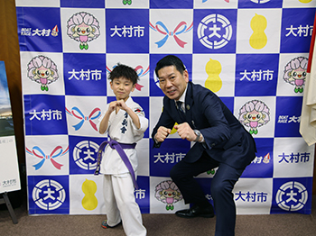 第8回WKOジャパンアスリートカップ決勝大会出場報告の様子1
