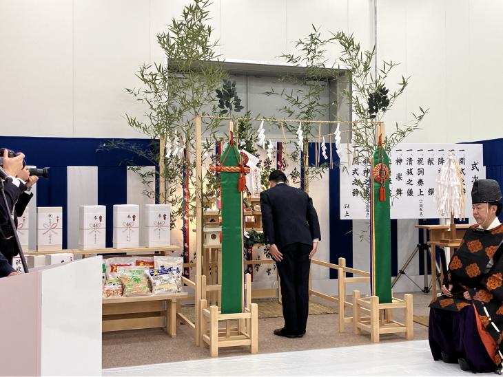 株式会社ナカガワ長崎工場竣工式の様子1