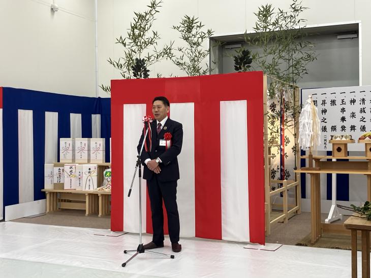 株式会社ナカガワ長崎工場竣工式の様子2