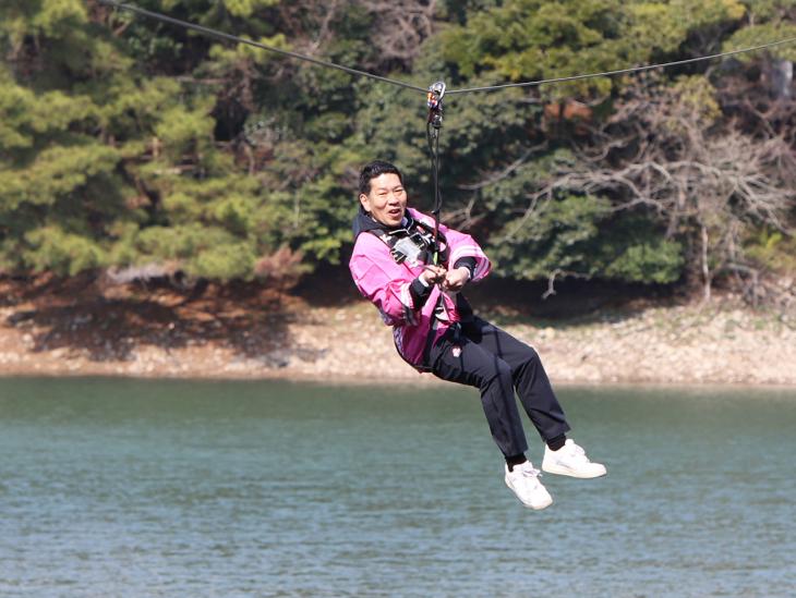 ジップトリップコースの体験会の様子2