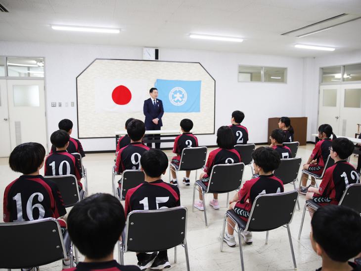 第35回春の全国小学生ドッジボール選手権大会出場報告の様子2
