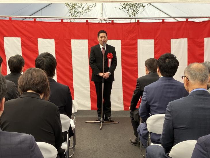 大黒屋d&i（ディアンドアイ）カオルス竣工式の様子