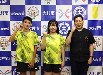 2025年日中友好交流都市中学生卓球親善大会結果報告の様子1