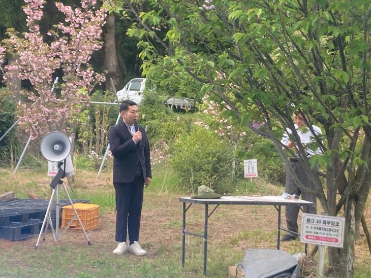第4回赤似田さくら園大花見会の様子