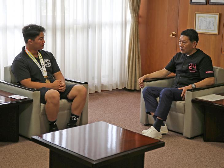 令和7年度全国高等学校総合体育大会レスリング選手権大会結果報告の様子4