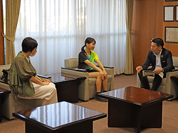 JOCジュニアオリンピックカップ2025全日本卓球選手権大会出場報告の様子2